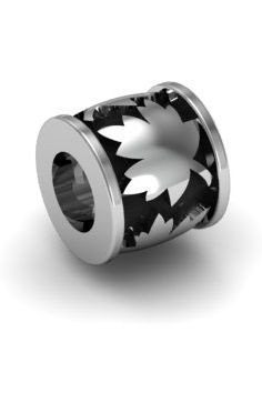 Zawieszka modułowa koralik charms srebro 925 