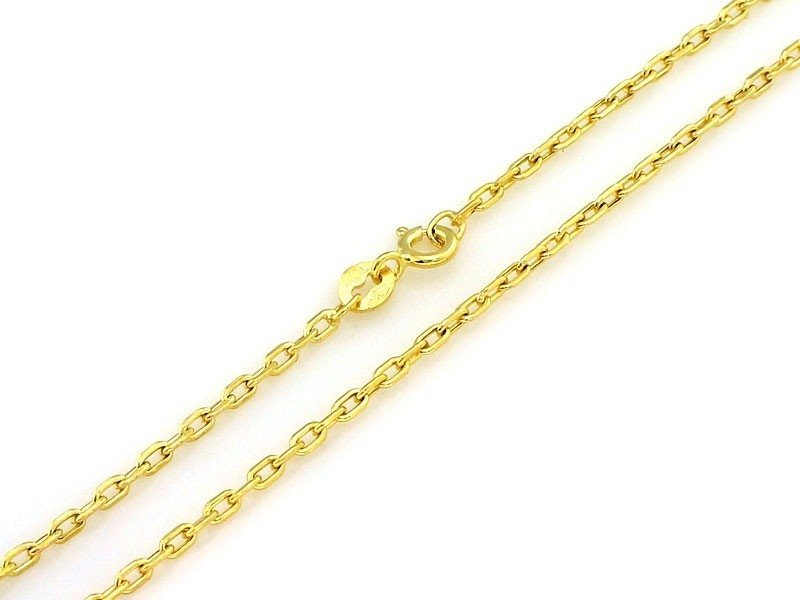 Łańcuszek złoty 585 ankier 50cm 2.8g