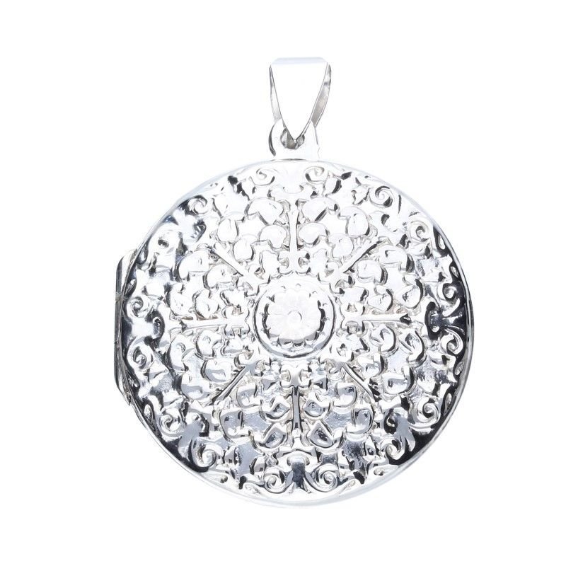 SREBRO 925 OKRĄGŁE DUŻE PUZDERKO SEKRETNIK 8.9g