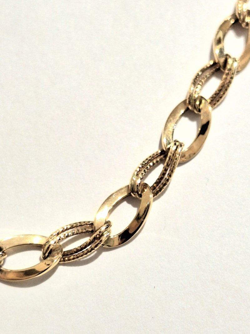 ZŁOTY NASZYJNIK 585 OZDOBNY 8,72g MODNY 