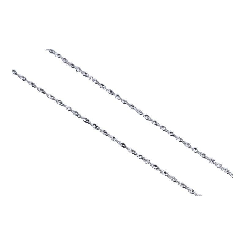 Bransoletka srebrna 925 na nogę singapur