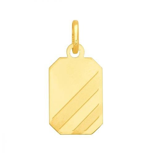 Zawieszka złota 585 blaszka do grawerowania - 21512