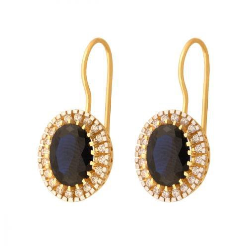 Kolczyki złote 585 wiszące - 42863