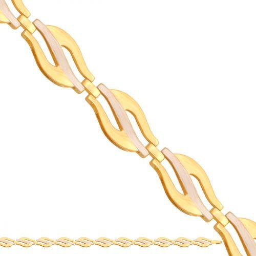 Bransoletka złota, damska 585 - 43057