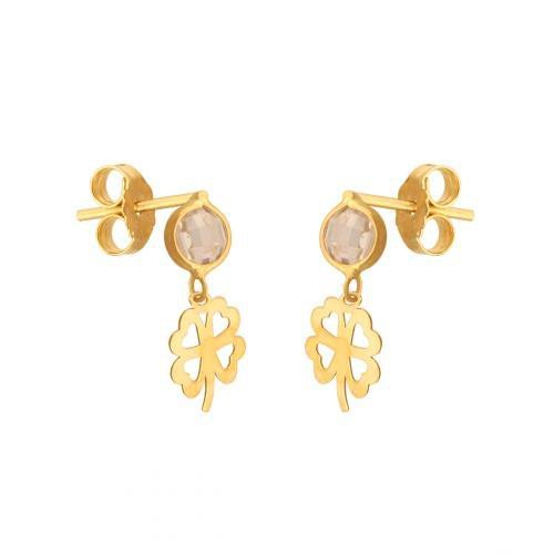 Złote kolczyki 585 - 43340