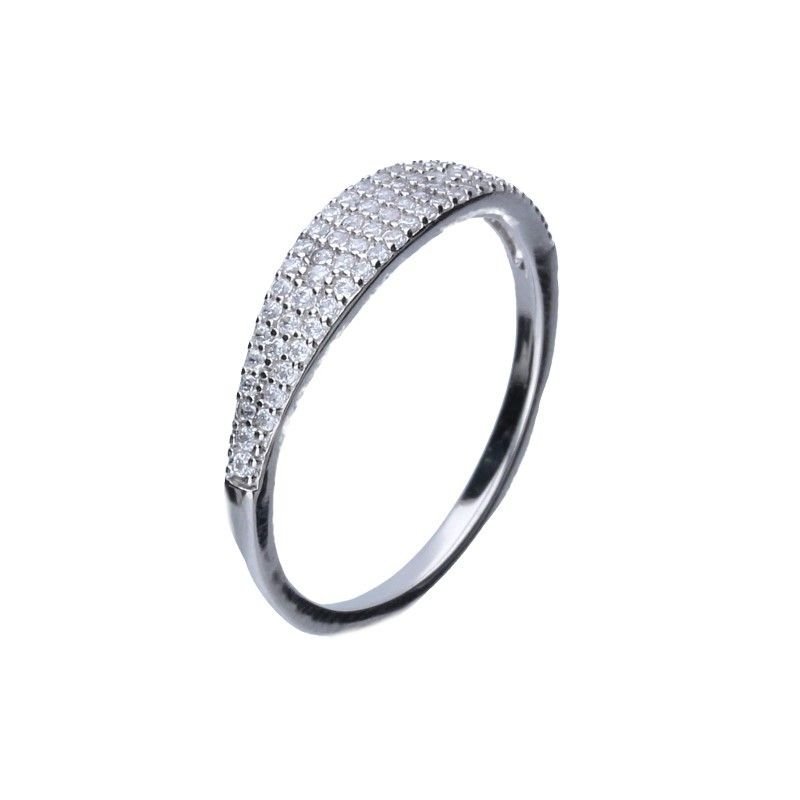 SREBRNY PIERŚCIONEK 925 DELIKATNY OBRĄCZKA R. 13