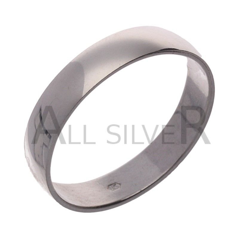 SREBRNA OBRĄCZKA 925 PÓŁOKRĄGŁA KLASYCZNA r.11