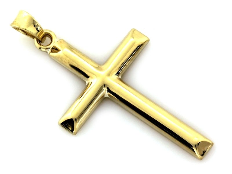 Zawieszka złota 375 krzyżyk 16x27mm