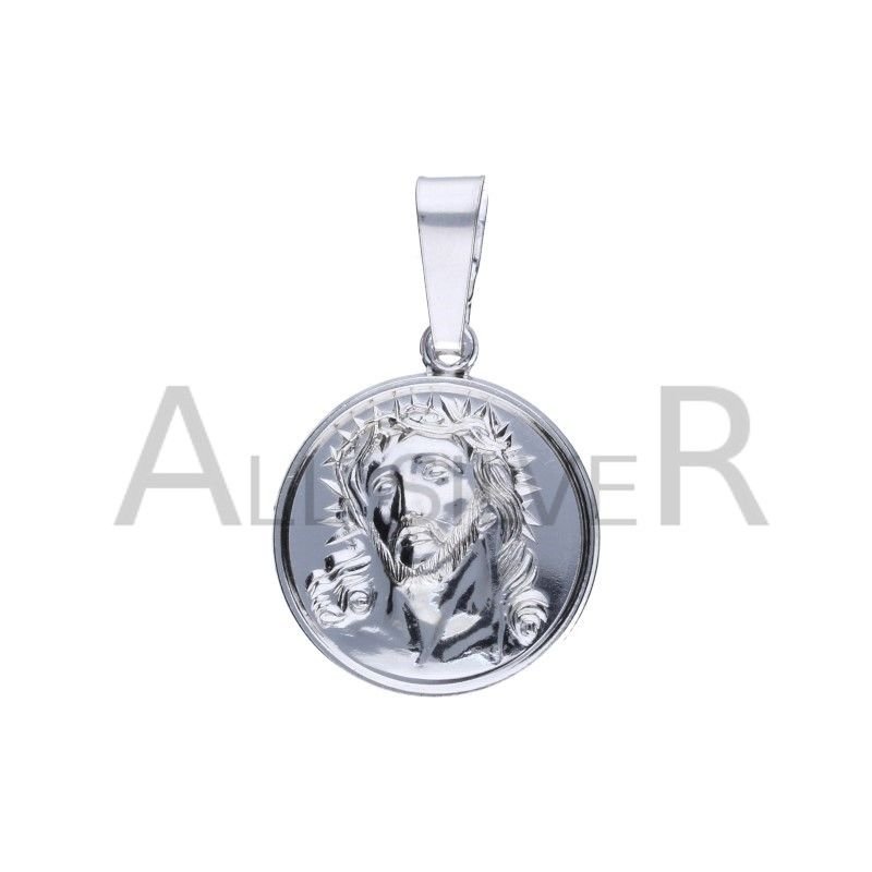 ZAWIESZKA WISIOREK SREBRNY 925 MEDALIK JEZUS