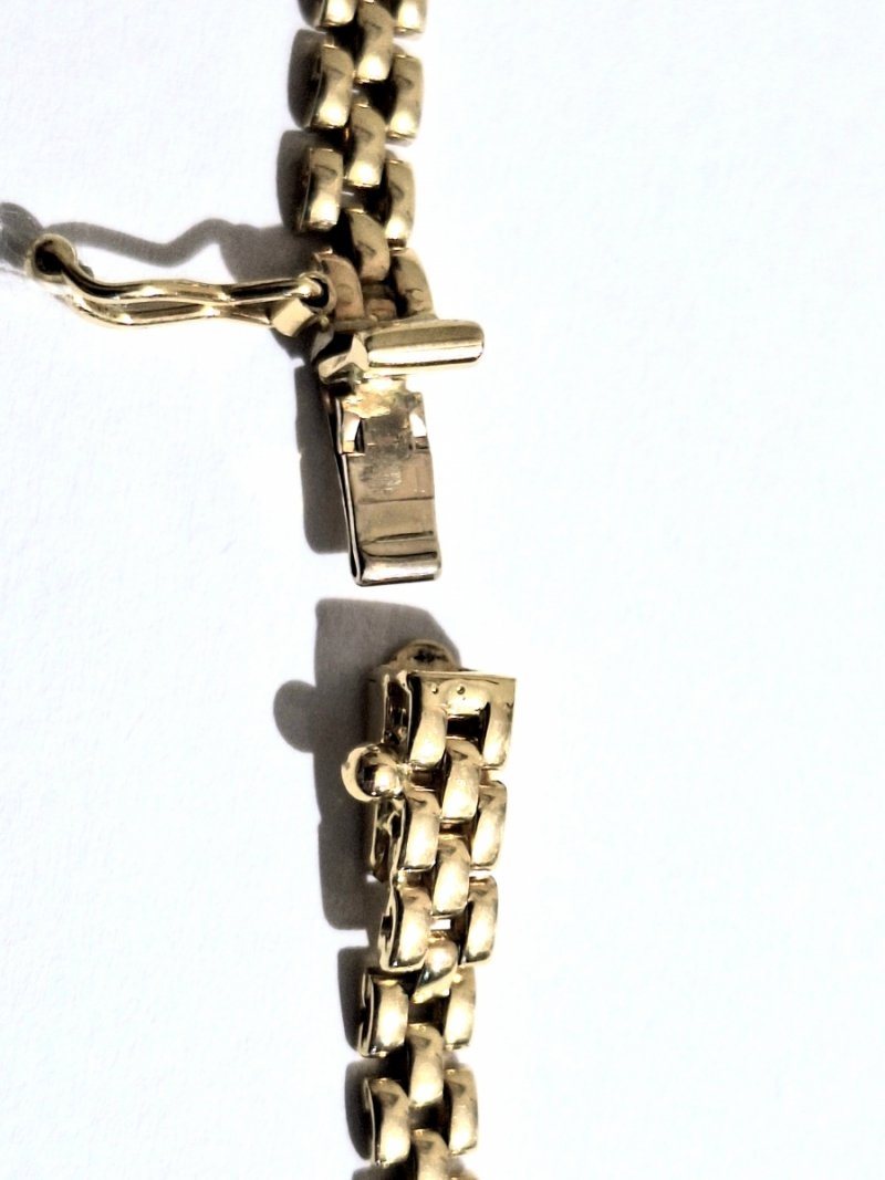 ZŁOTY NASZYJNIK 585 OZDOBNY 3,8mm SUPER 13.08g 