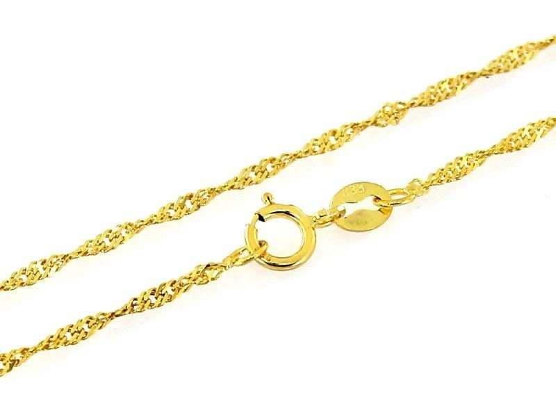 Łańcuszek złoty 585 singapur 40cm