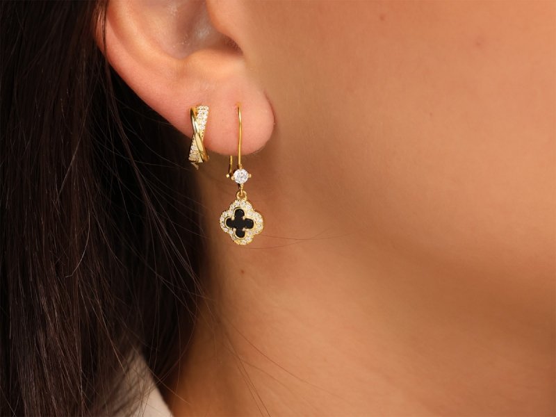 KOLCZYKI SREBRNE 925 POZŁACANE KÓŁKA KOŁA KREOL 14MM