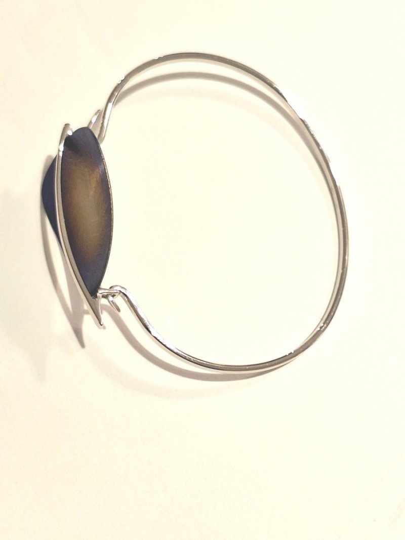 BRANSOLETKA SREBRNA 925 Z TYTANEM 