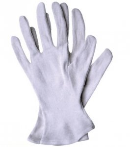 Rękawiczki, rękawice bawełniane, kosmetyczne do zabiegów S 