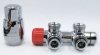 Varioterm Twins Zestaw instalacyjny grzejnika 50 mm chrom