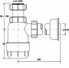 Syfon umywalkowy butelkowy Mcalpine HC2