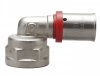 Kolano zaciskane Pex 16x1/2 GW zaprasowywane mocne