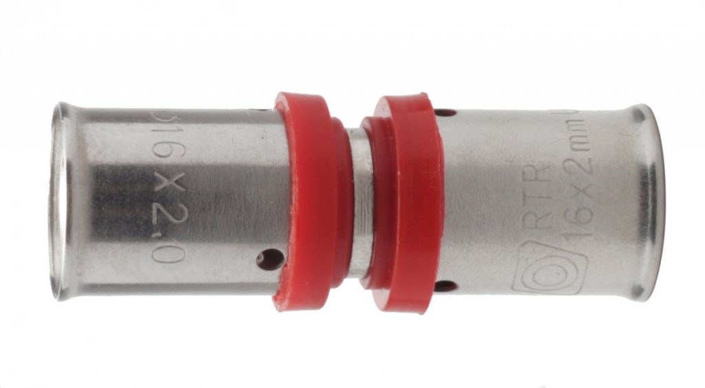 Złączka zaciskana Pex 16x16 zaprasowywana mocna - Foxhurt