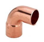 Cu Kolano miedziane Fi 35 1K jednokielichowe lut