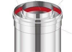 Adapter prosty Immergas 60/100 Przyłącze kotła kondensacyjnego