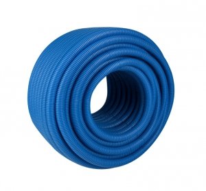 Rura osłonowa na rurę fi 16 50 mb peszel niebieski karbowany