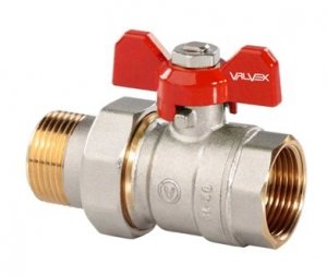 Valvex Oro Zawór kulowy ze śrubunkiem 3/4 z motylkiem
