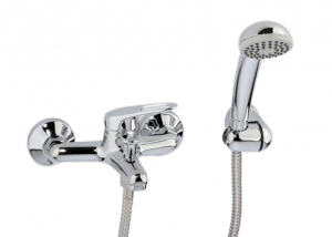 Bateria wannowa Valvex Solus prysznicowa z natryskiem ścienna Chrom