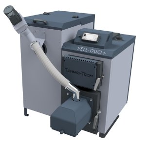 Kocioł Termo-Tech Pell Duo+ 18 kW Piec z podajnikiem na pellet Lista ZUM