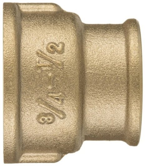 Mufa redukcyjna 3/4x1/2&quot; Redukcja mosiężna mufowa
