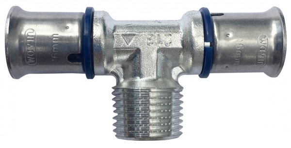 Wavin Pex trójnik 16x1/2 gz Tigris M1 Zaprasowywany