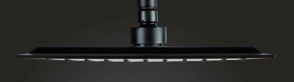 Valvex Loft Black zestaw natryskowy czarny z deszczownicą