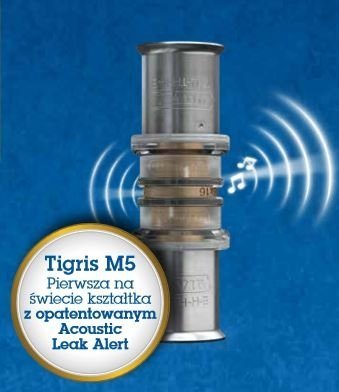 Wavin Pex trójnik 16x16x16 Tigris M5 zaprasowywany