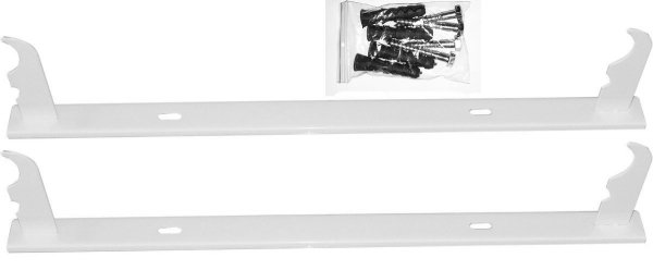 Uchwyt grzejnika Aluminiowego Wieszak listwowy H500 - komplet