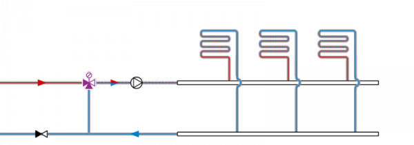Afriso ATM 563 termostatyczny zawór mieszający  1" 35-60*C Kvs 2,5 m3/h