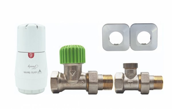 Varioterm Zestaw termostatyczny Econ 1/2&quot; Prosty