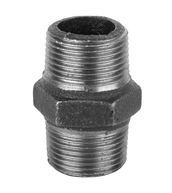 Nypel czarny 5/4" GZ dn 32 żeliwny