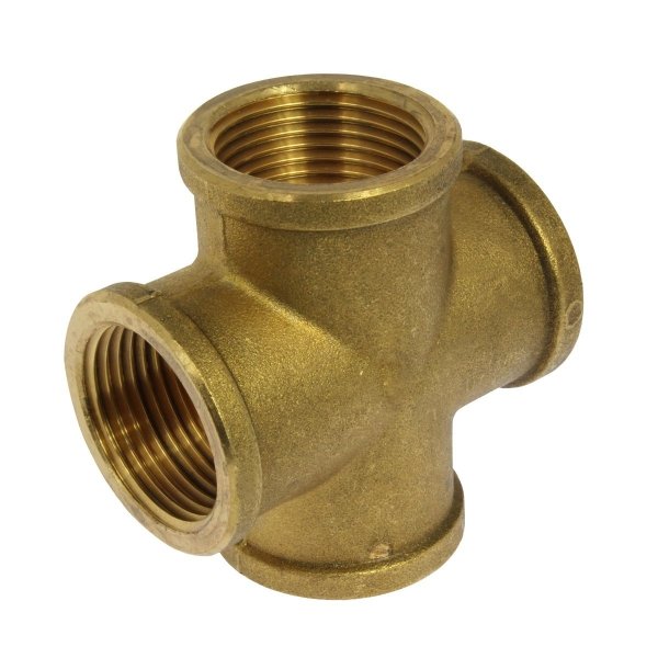 Czwórnik mosiężny 3/4&quot;