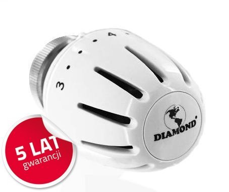 Głowica do grzejnika termostat Diamond 403