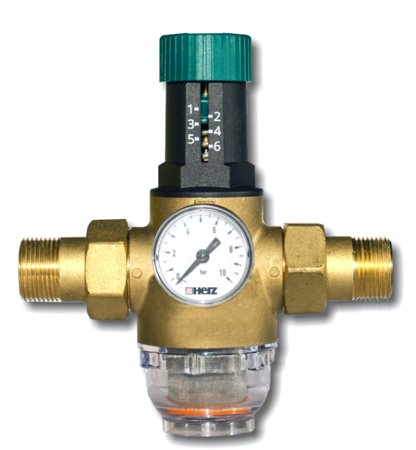 Herz reduktor ciśnienia wody 1" membranowy