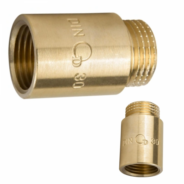Przedłużka Mosiężna 1/2" 2,5 cm