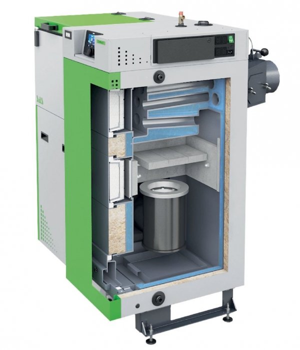 SAS Compact 15 kW kocioł z podajnikiem na ekogroszek 5 klasy