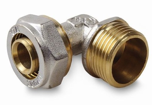  Kolano Pex 16x3/4 GZ skręcane Alupex wzmocnione
