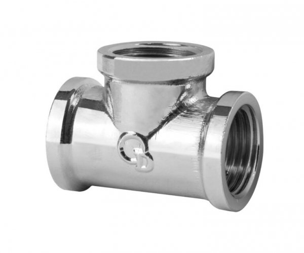 Trójnik chromowany 1/2&quot;