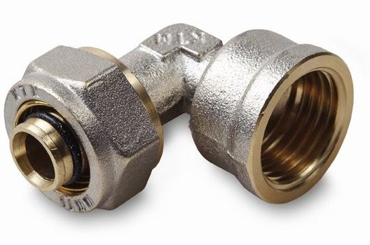 Kolano Pex 25x3/4 GW skręcane Alupex wzmocnione