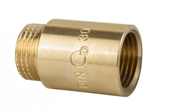 Przedłużka Mosiężna 1/2&quot; 2,5 cm