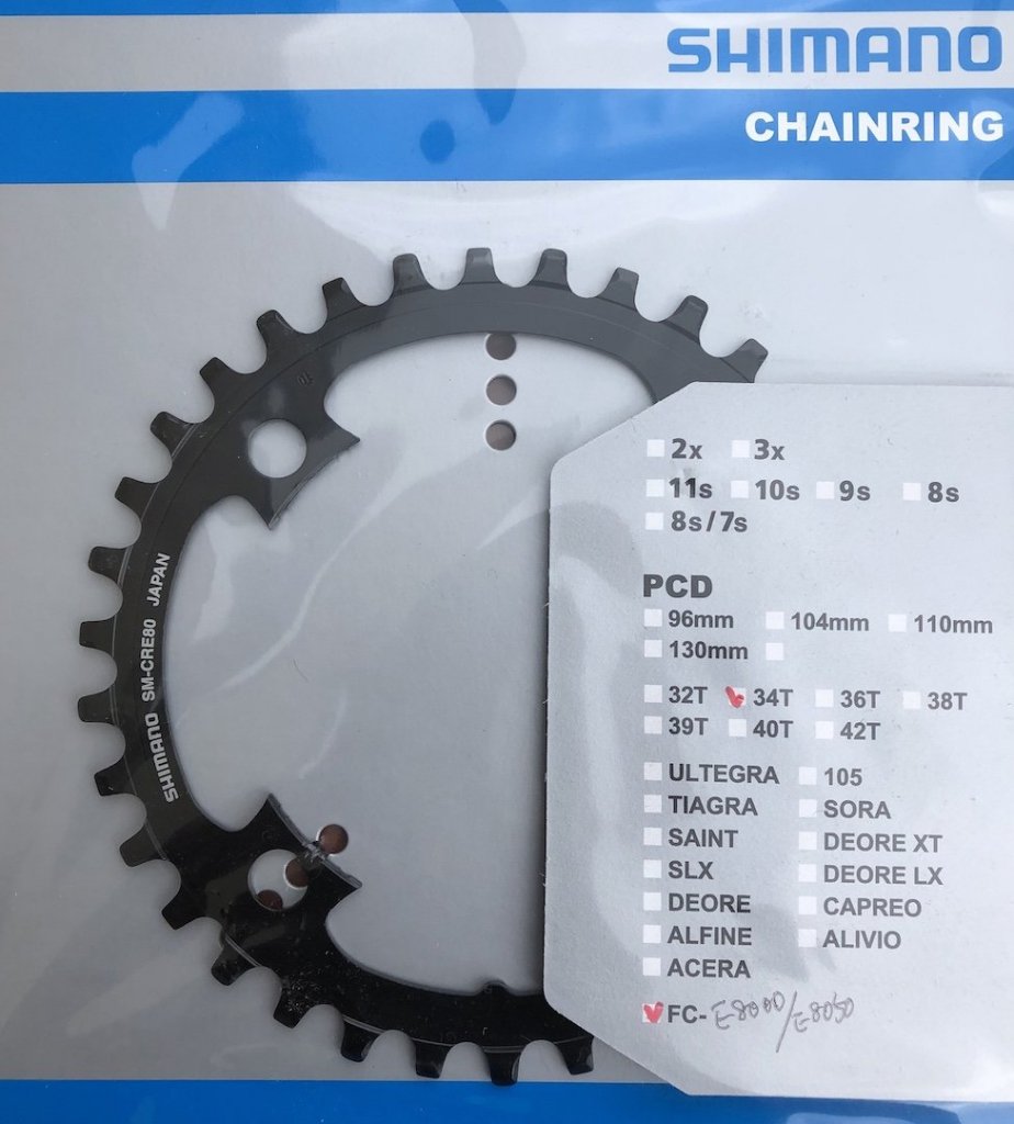 Tarcza Mechanizmu Shimano 34T STEPS SM-CRE80/SM-CRE80-B