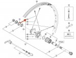 Szprycha Shimano WH-M785-F-29 299 mm