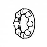 Wianek z kulkami P (3/16X13) do piasty SG8R20/C20/S500 Nexus 8