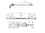Oś piasty tył Shimano FH-M570/M525/M510 146mm