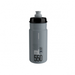 Elite Bidon Jet Grey Black Logo 550ml